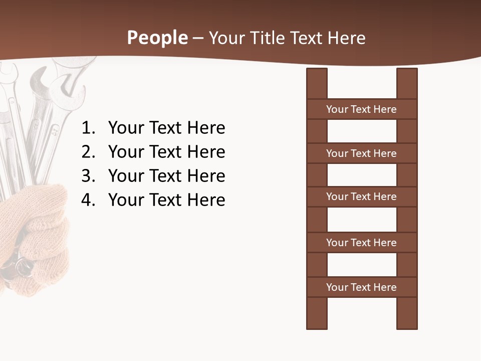 Equipment Spanner Service PowerPoint Template