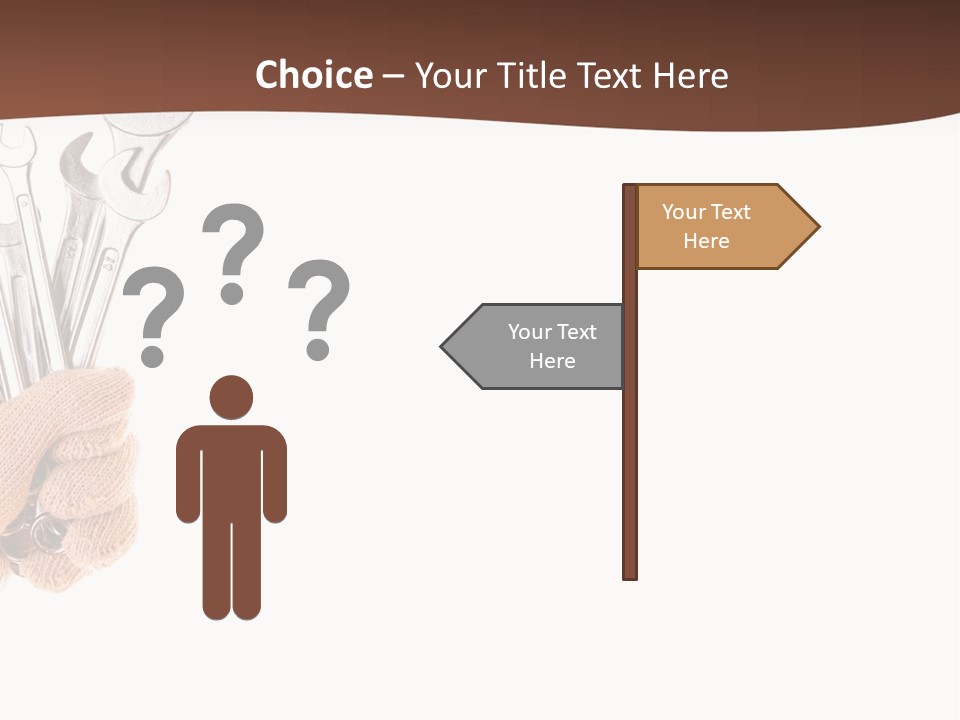 Equipment Spanner Service PowerPoint Template