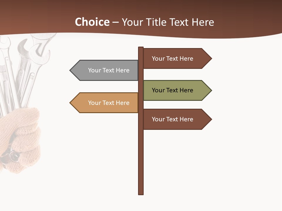 Equipment Spanner Service PowerPoint Template