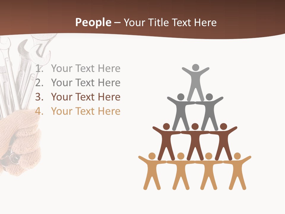 Equipment Spanner Service PowerPoint Template