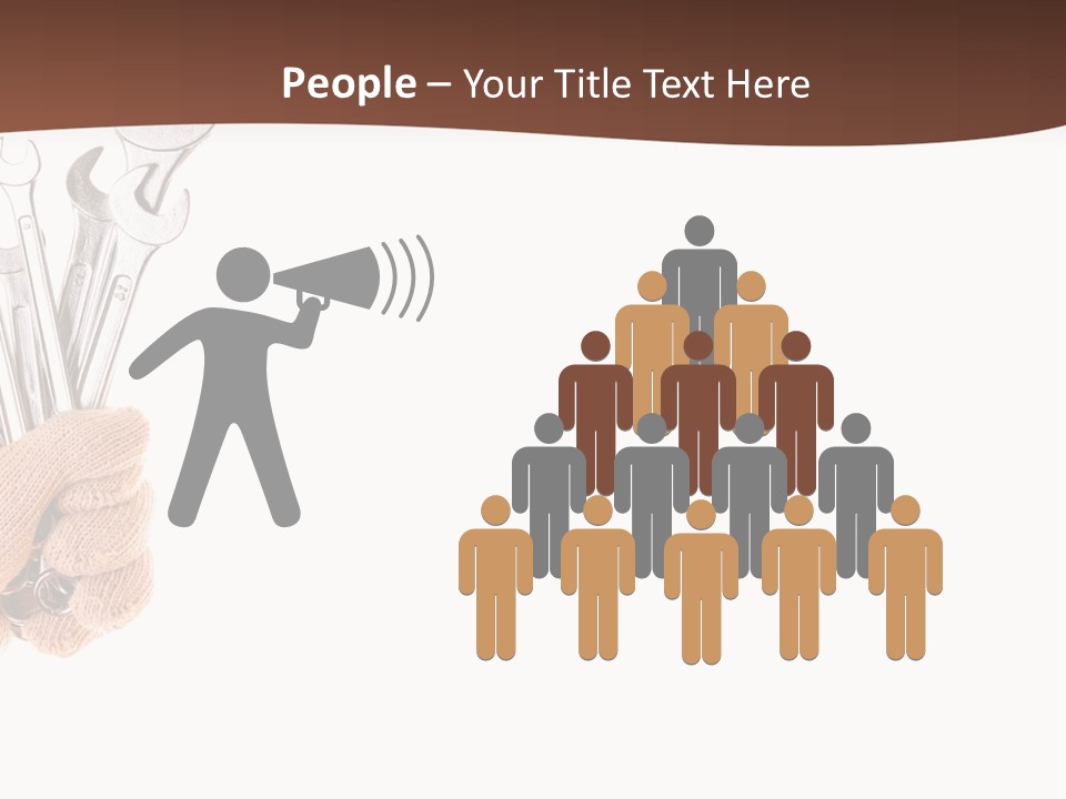 Equipment Spanner Service PowerPoint Template