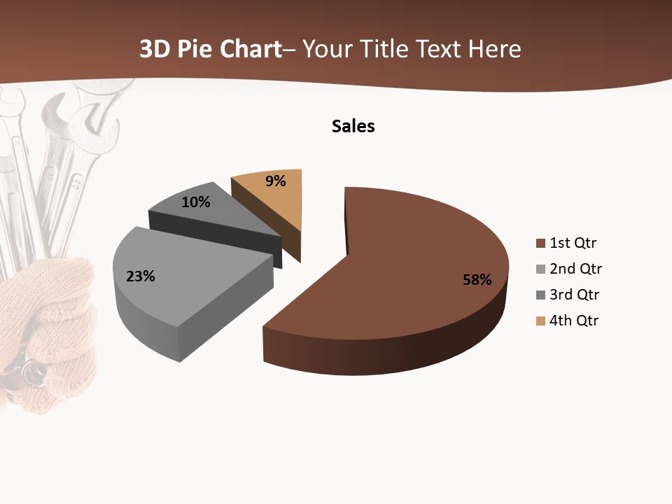 Equipment Spanner Service PowerPoint Template
