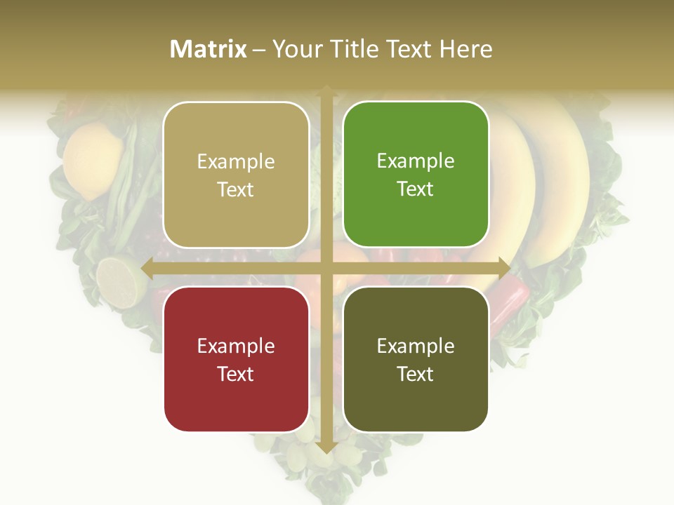 Fruits Love Paprika PowerPoint Template