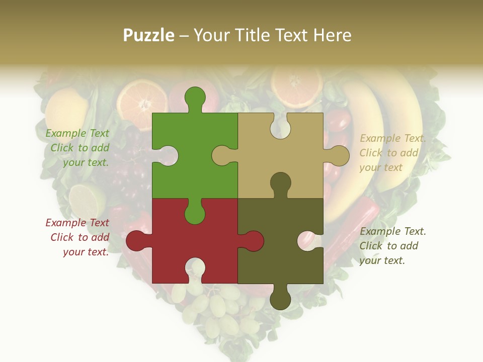 Fruits Love Paprika PowerPoint Template