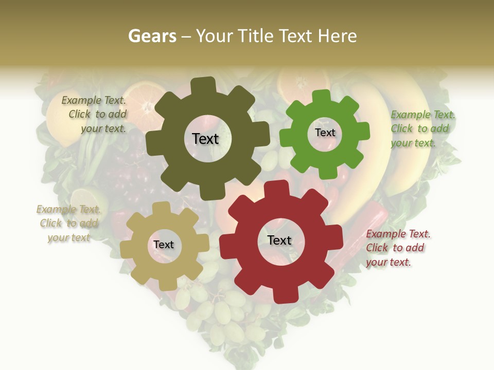 Fruits Love Paprika PowerPoint Template