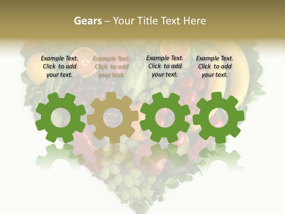 Fruits Love Paprika PowerPoint Template