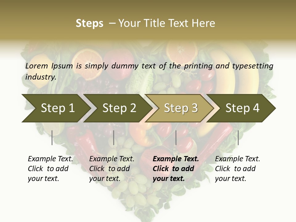 Fruits Love Paprika PowerPoint Template