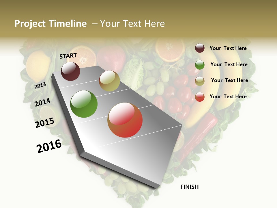 Fruits Love Paprika PowerPoint Template