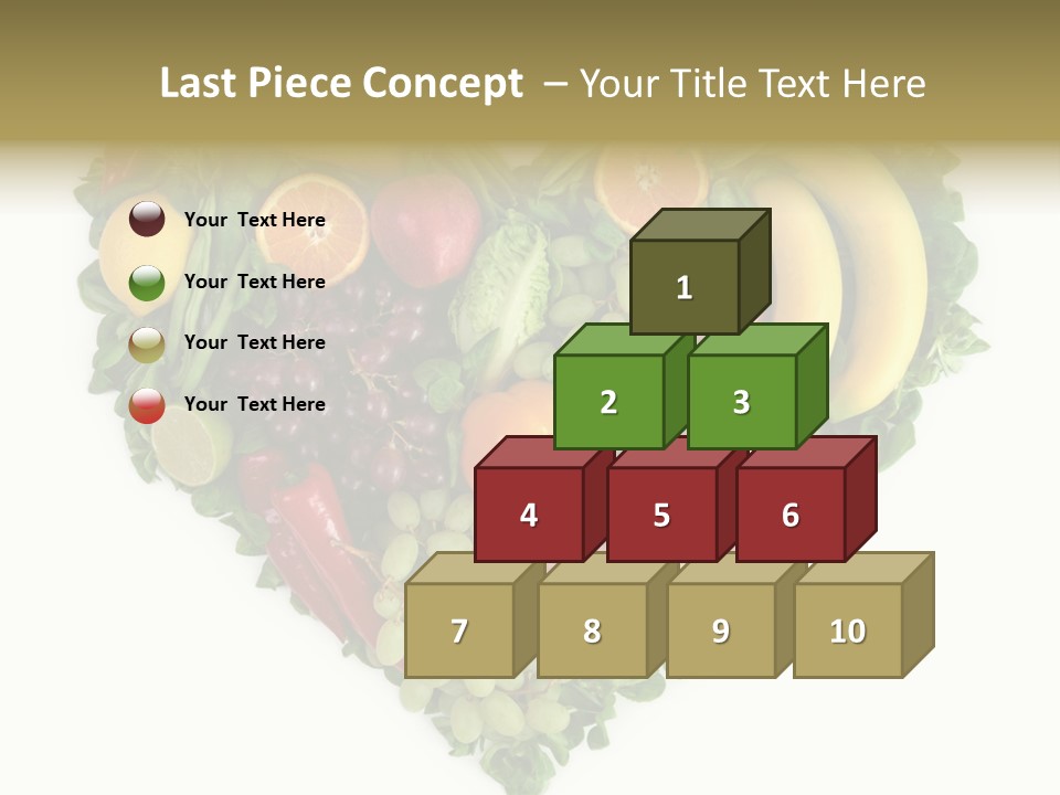 Fruits Love Paprika PowerPoint Template