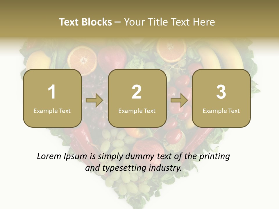 Fruits Love Paprika PowerPoint Template