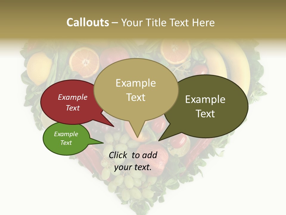 Fruits Love Paprika PowerPoint Template