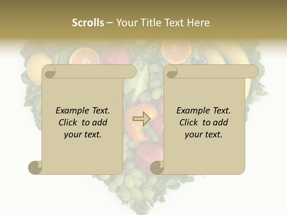 Fruits Love Paprika PowerPoint Template
