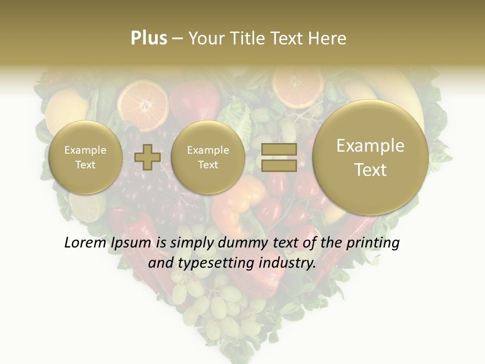 Fruits Love Paprika PowerPoint Template