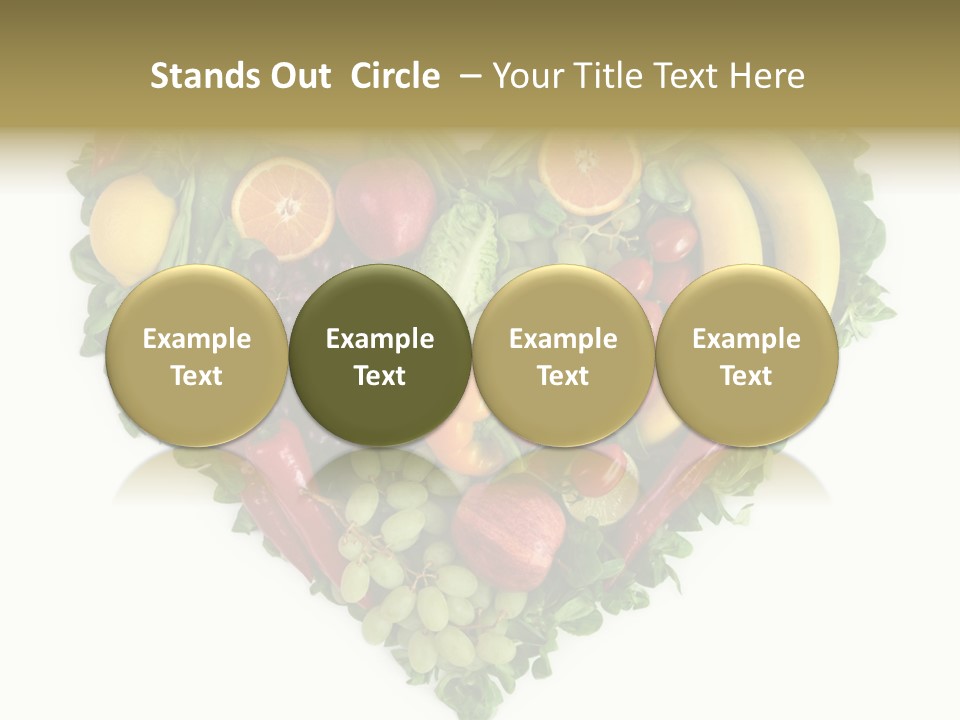 Fruits Love Paprika PowerPoint Template