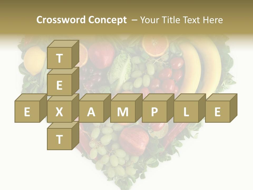 Fruits Love Paprika PowerPoint Template