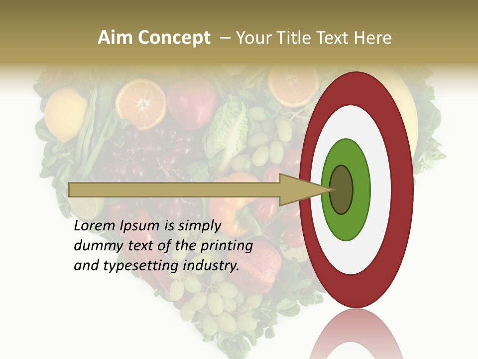 Fruits Love Paprika PowerPoint Template