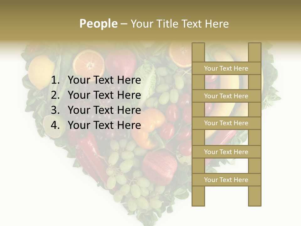 Fruits Love Paprika PowerPoint Template