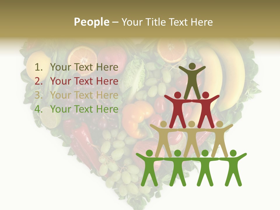 Fruits Love Paprika PowerPoint Template