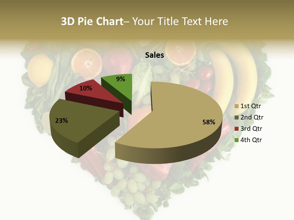 Fruits Love Paprika PowerPoint Template