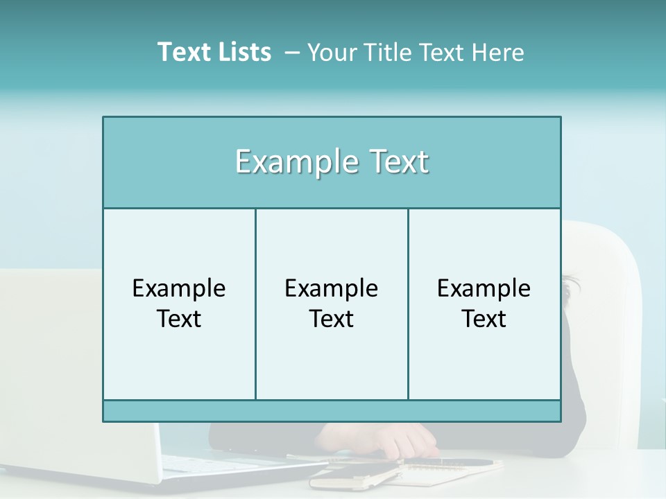 Computer Beautiful Office PowerPoint Template