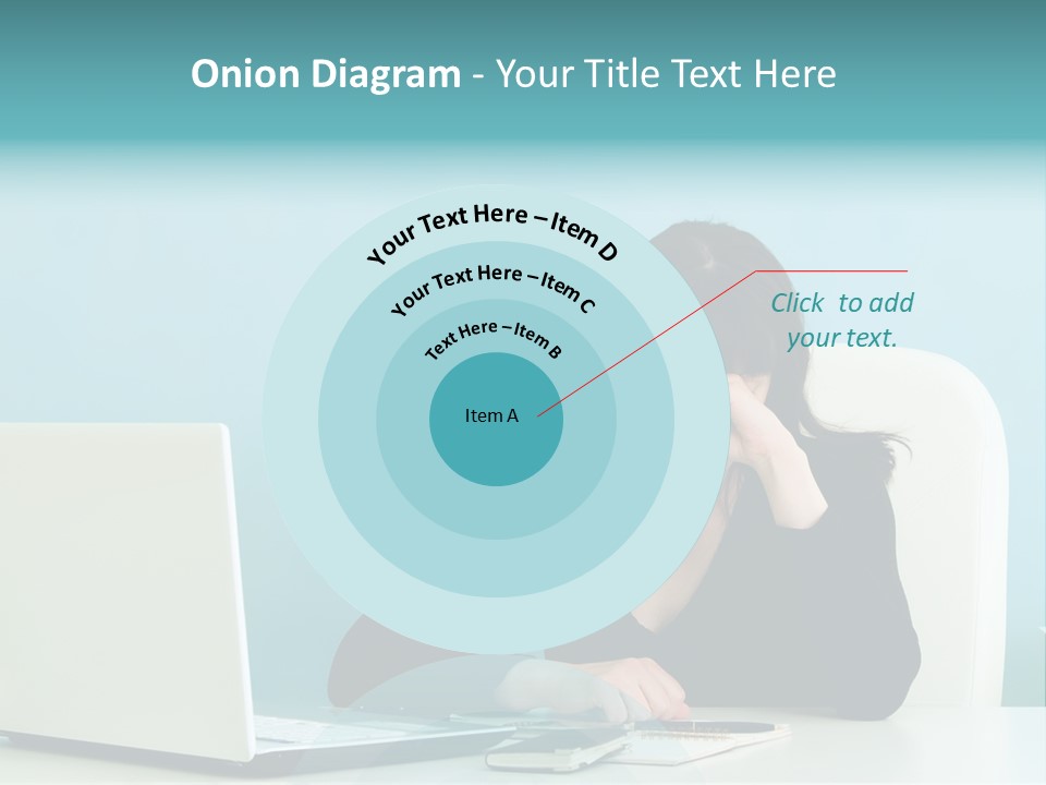 Computer Beautiful Office PowerPoint Template