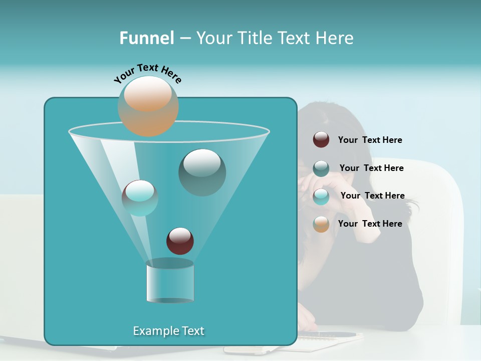 Computer Beautiful Office PowerPoint Template