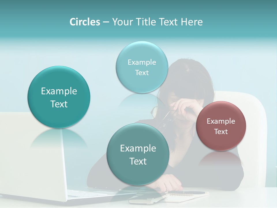 Computer Beautiful Office PowerPoint Template