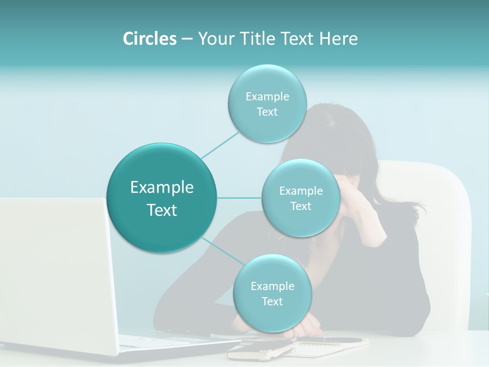 Computer Beautiful Office PowerPoint Template