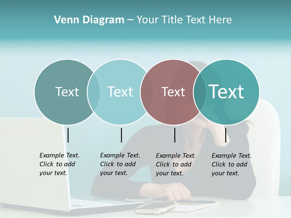 Computer Beautiful Office PowerPoint Template