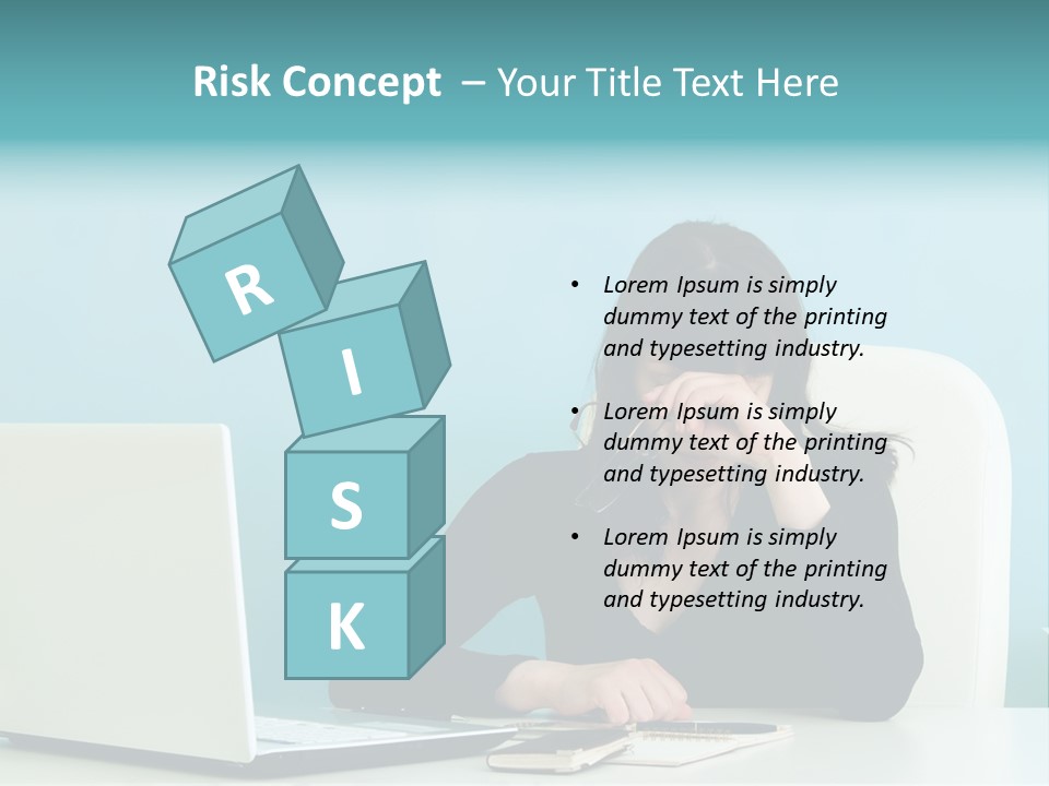 Computer Beautiful Office PowerPoint Template