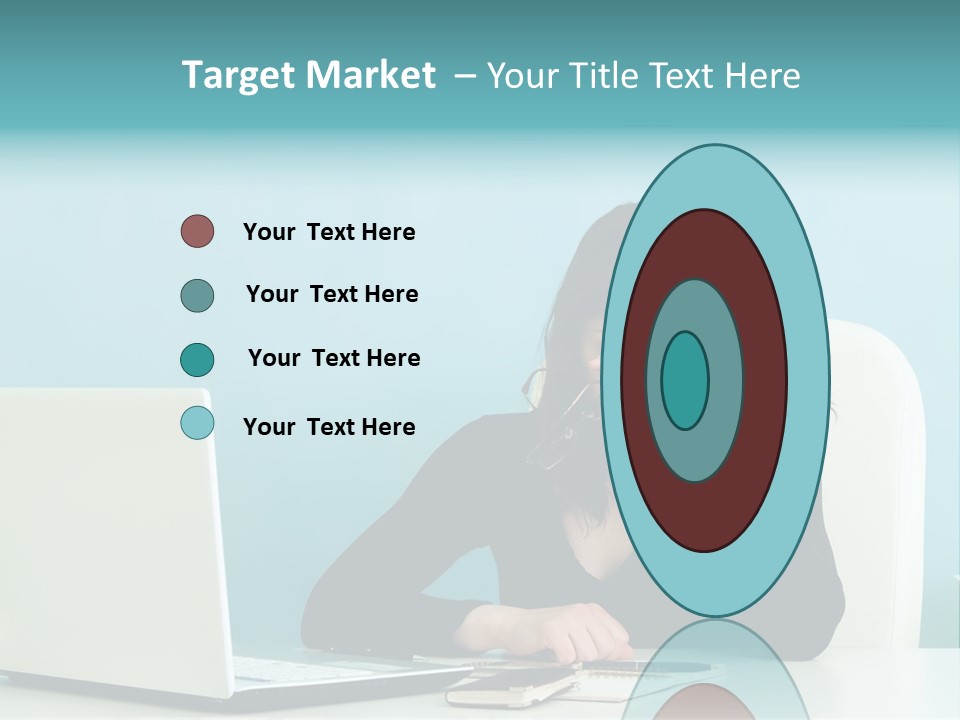 Computer Beautiful Office PowerPoint Template