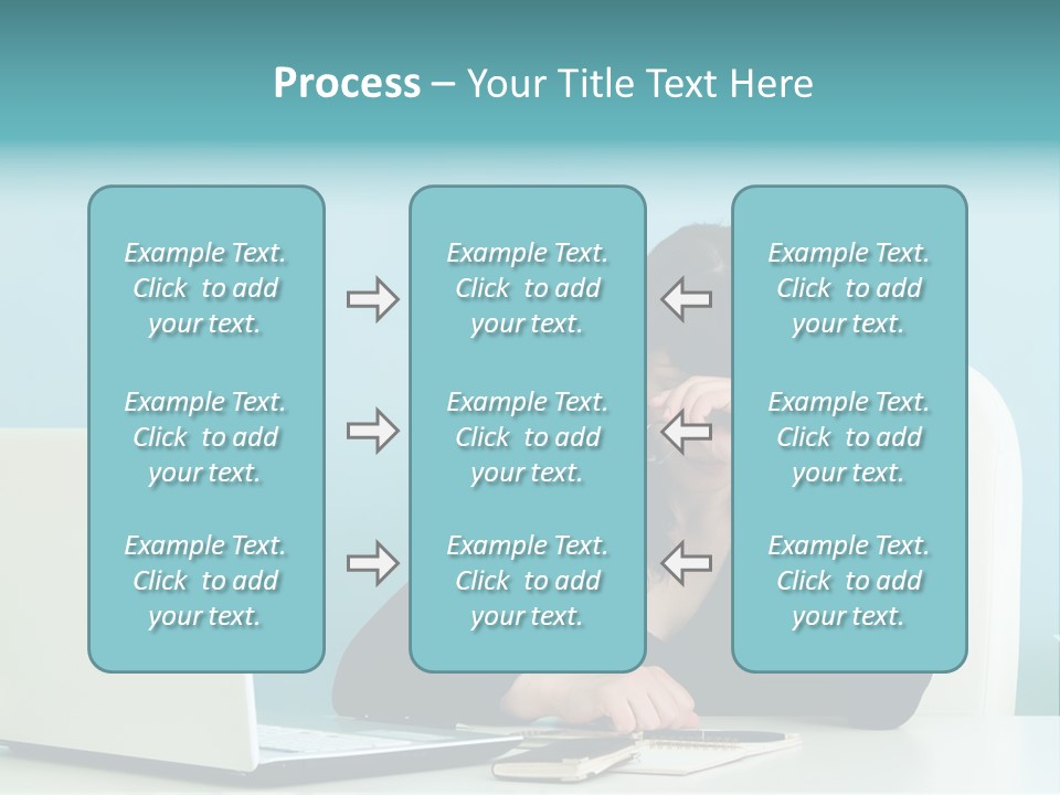 Computer Beautiful Office PowerPoint Template