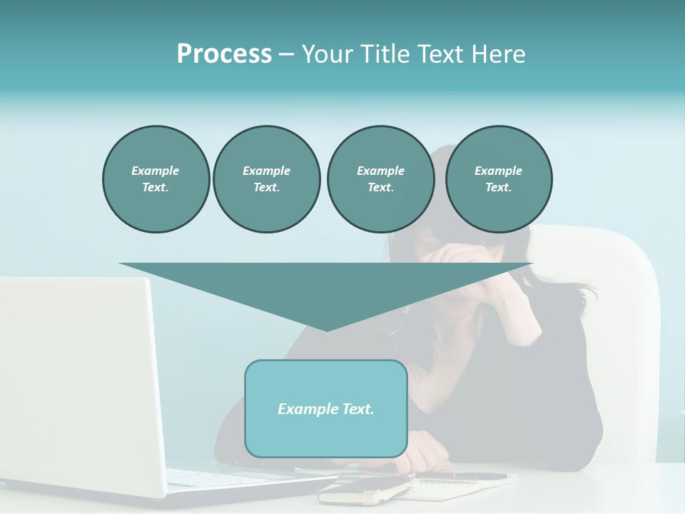 Computer Beautiful Office PowerPoint Template
