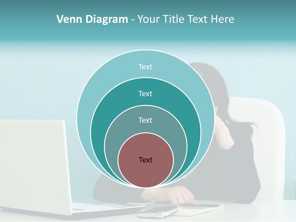Computer Beautiful Office PowerPoint Template