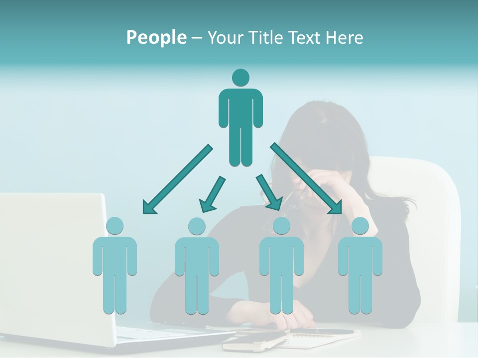 Computer Beautiful Office PowerPoint Template