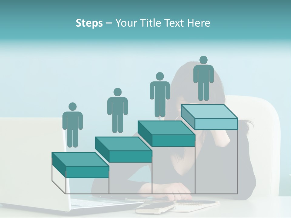 Computer Beautiful Office PowerPoint Template