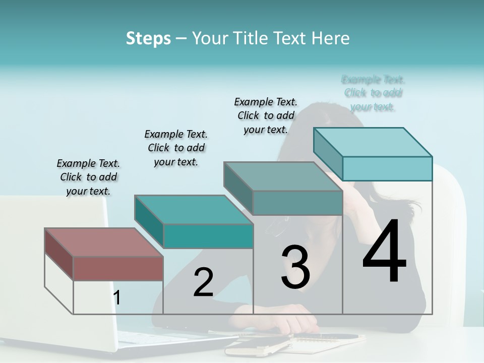 Computer Beautiful Office PowerPoint Template