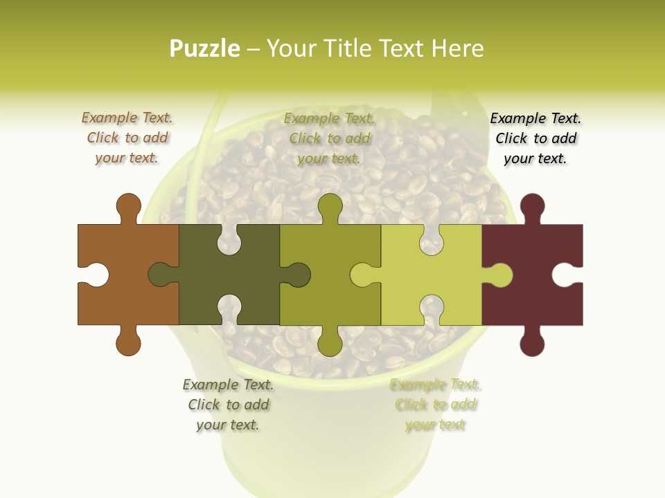 Background Birdfood White PowerPoint Template