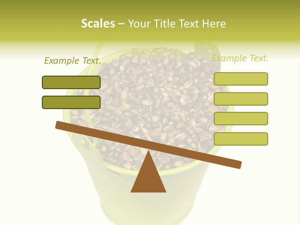 Background Birdfood White PowerPoint Template