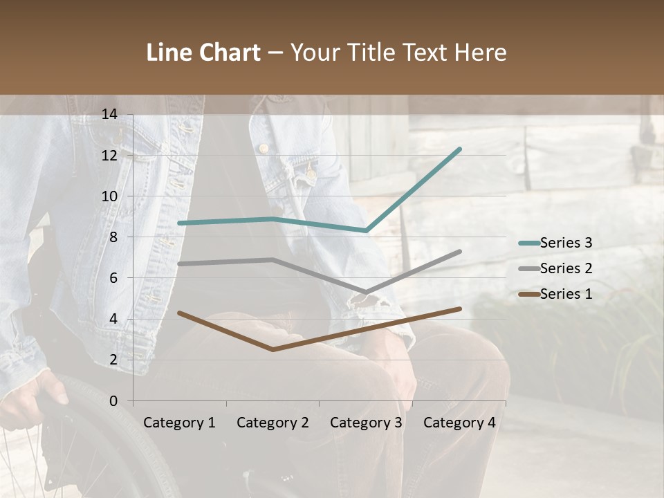 A Man In A Wheelchair Is Smiling For The Camera PowerPoint Template