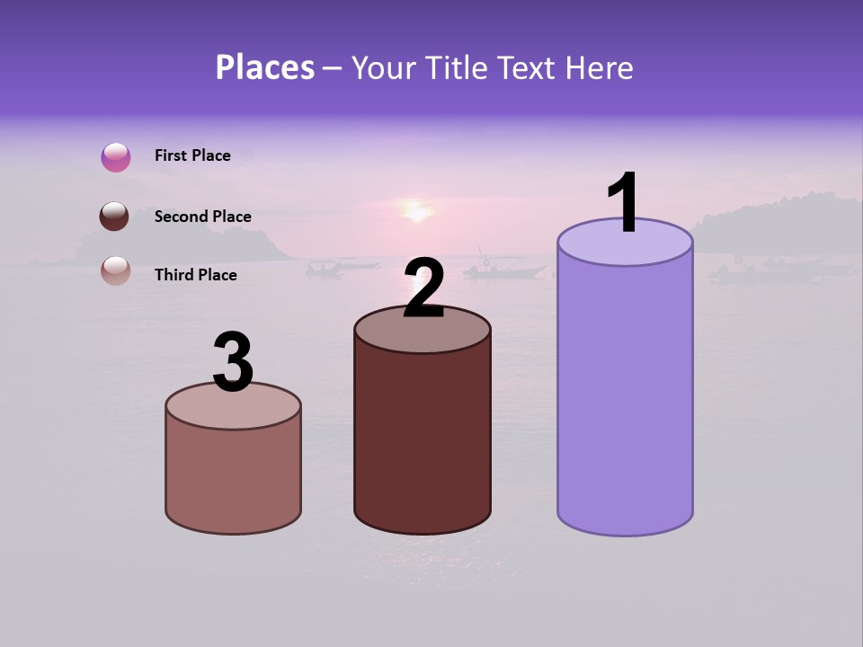 Beach Pangkor Island Teluk Nipah PowerPoint Template