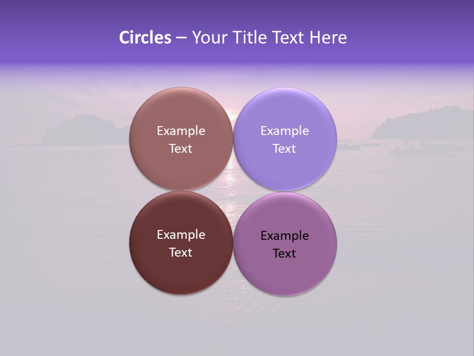 Beach Pangkor Island Teluk Nipah PowerPoint Template