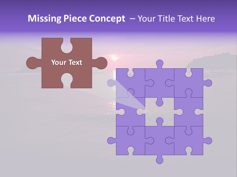 Beach Pangkor Island Teluk Nipah PowerPoint Template