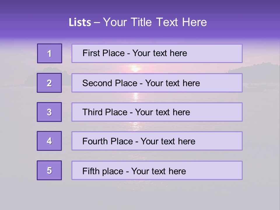 Beach Pangkor Island Teluk Nipah PowerPoint Template