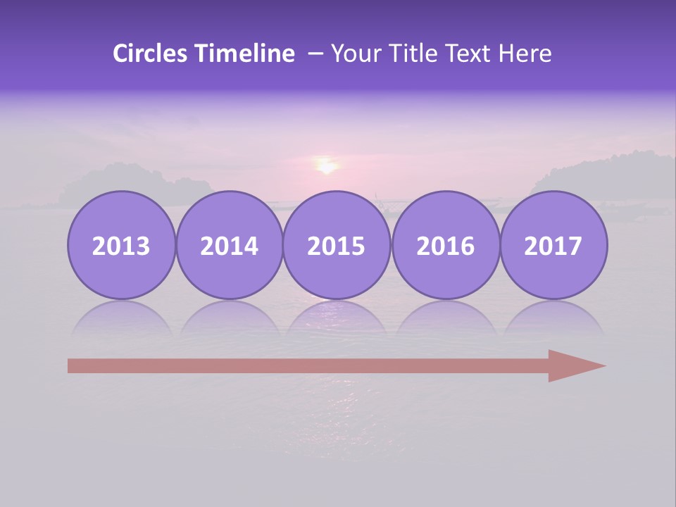 Beach Pangkor Island Teluk Nipah PowerPoint Template