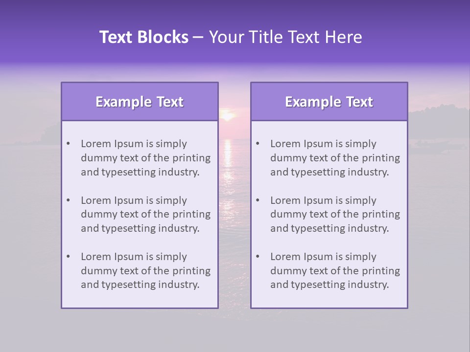 Beach Pangkor Island Teluk Nipah PowerPoint Template