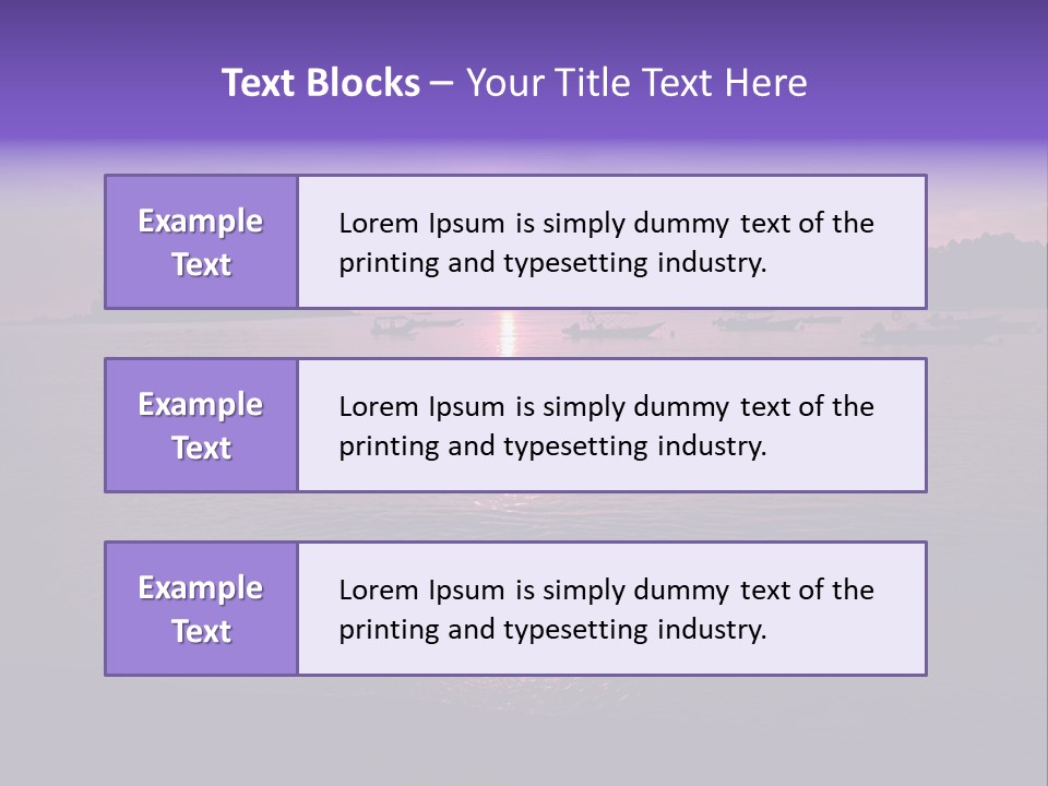 Beach Pangkor Island Teluk Nipah PowerPoint Template