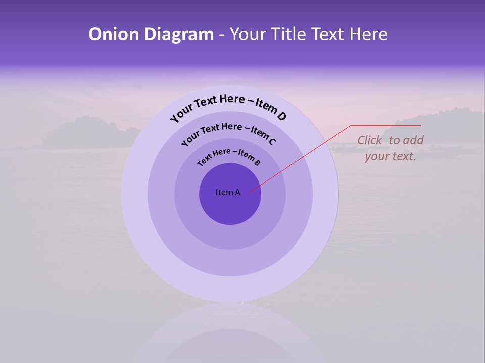 Beach Pangkor Island Teluk Nipah PowerPoint Template