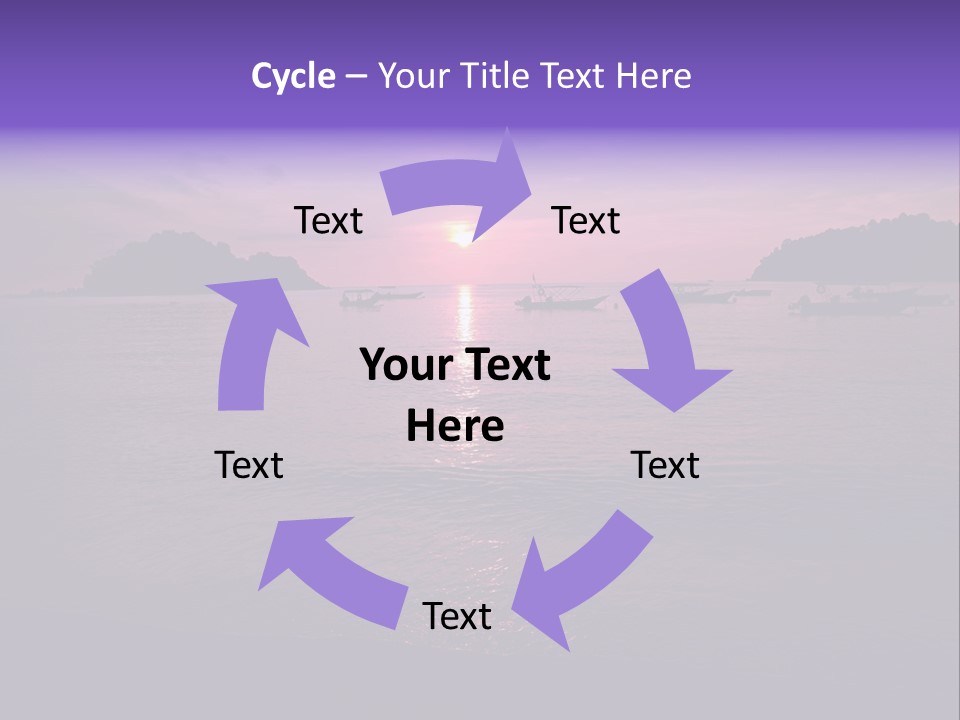 Beach Pangkor Island Teluk Nipah PowerPoint Template