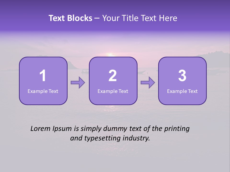 Beach Pangkor Island Teluk Nipah PowerPoint Template